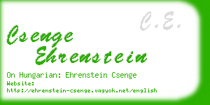 csenge ehrenstein business card